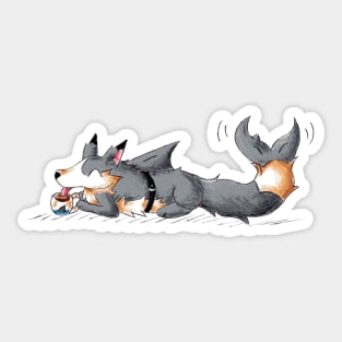 Secret Shark Sipper Sticker